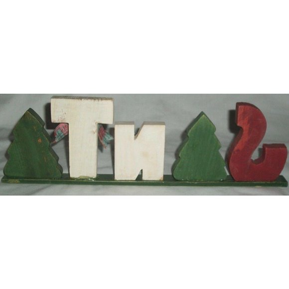 I Believe In Santa Distressed Rustic Sign Holiday - Picture 2 of 3